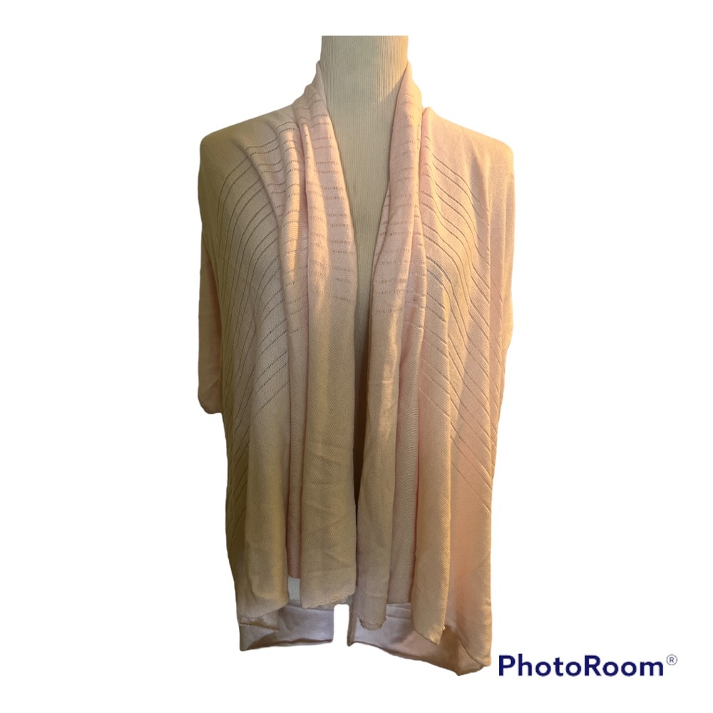 Donna Karan xs pink cotton/modal sweater New With Tags - Picture 6 of 15